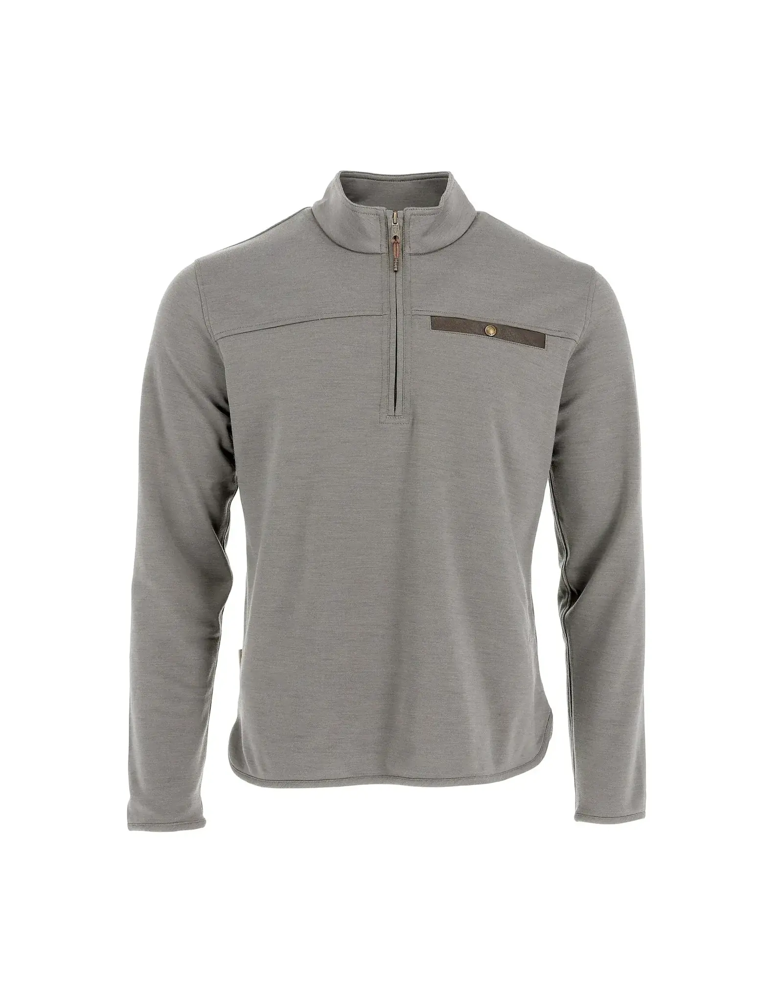 Tom Beckbe Tucker Fleece Quarter Zip Greystone
