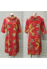 Dizzy Lizzie Audrey Red Dragons Retro Dress Dizzy Lizzie Audrey Red Dragons Retro Dress
