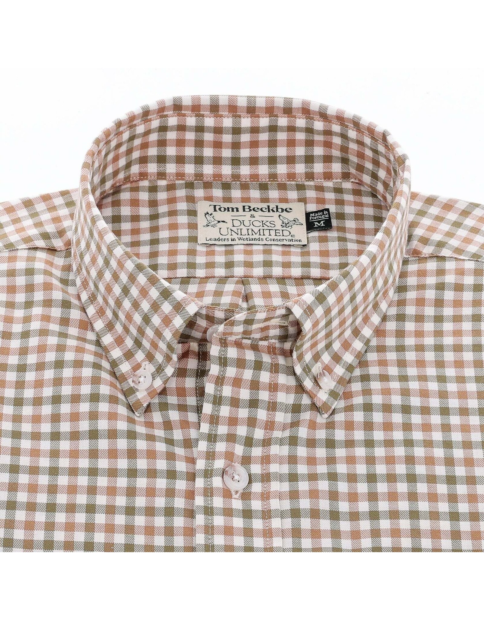 Tom Beckbe Knapp Cotton Twill Sport Shirt Pin Oak