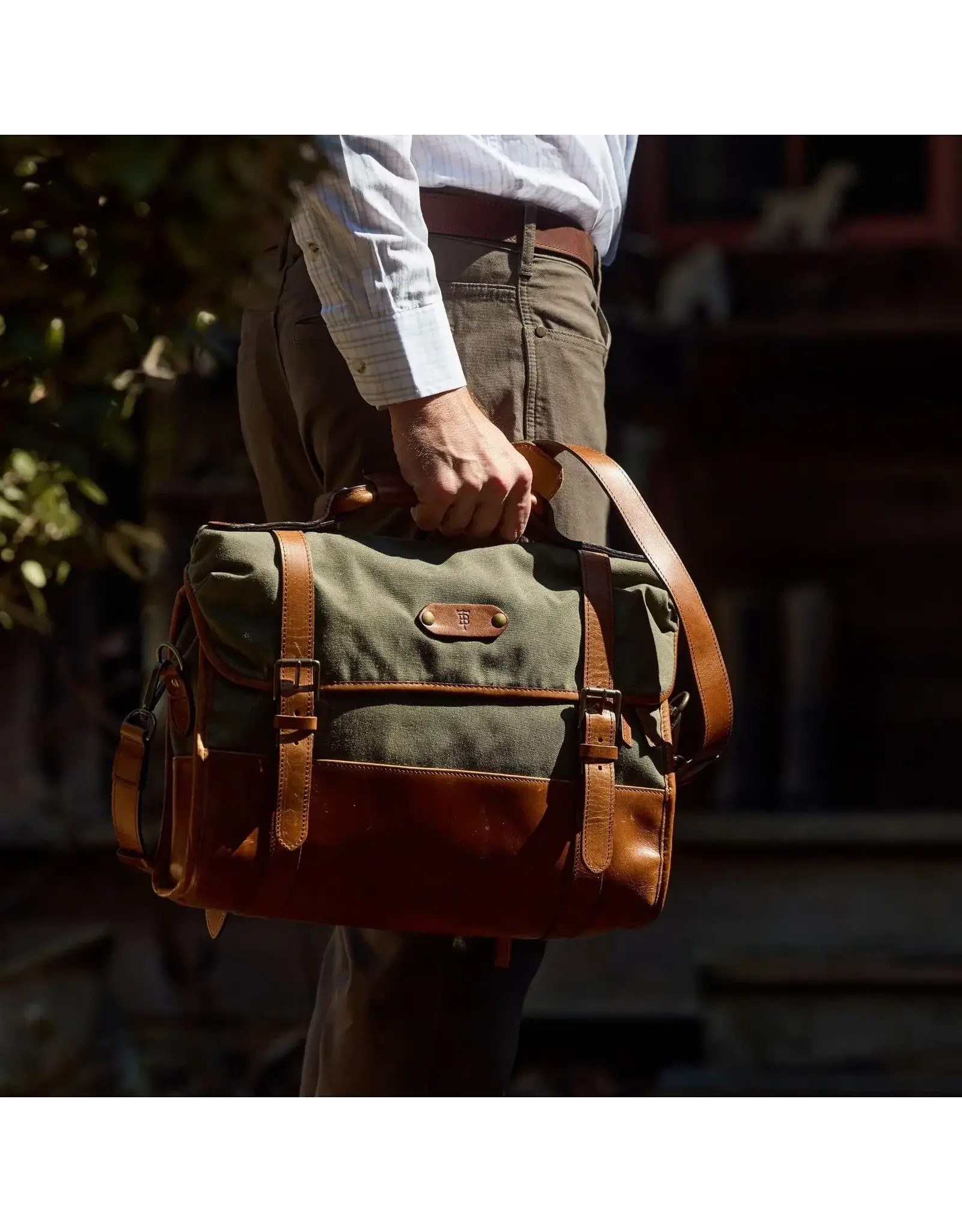 Tom Beckbe Messenger Bag Bark