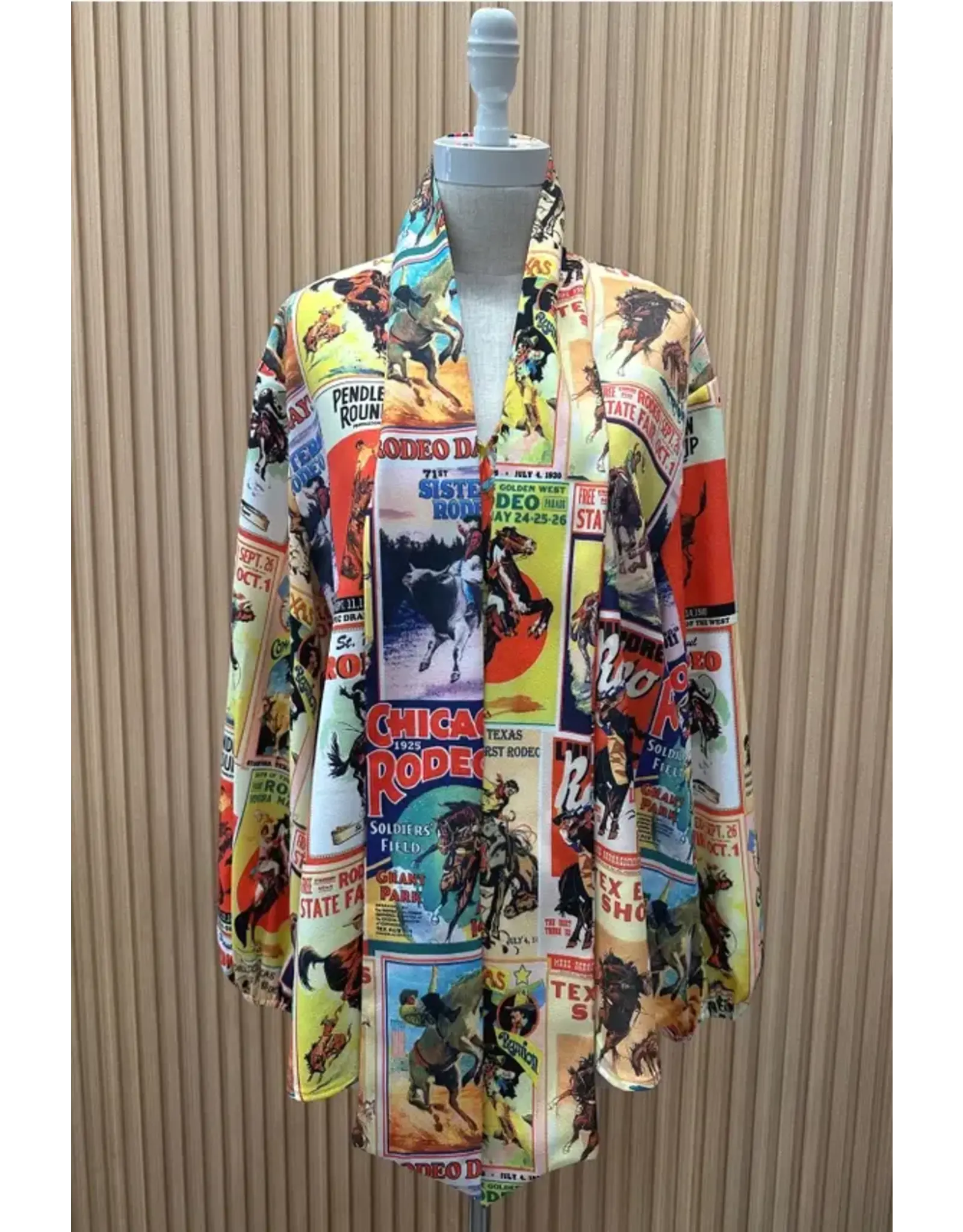 Vintage Rodeo Poster Blouse