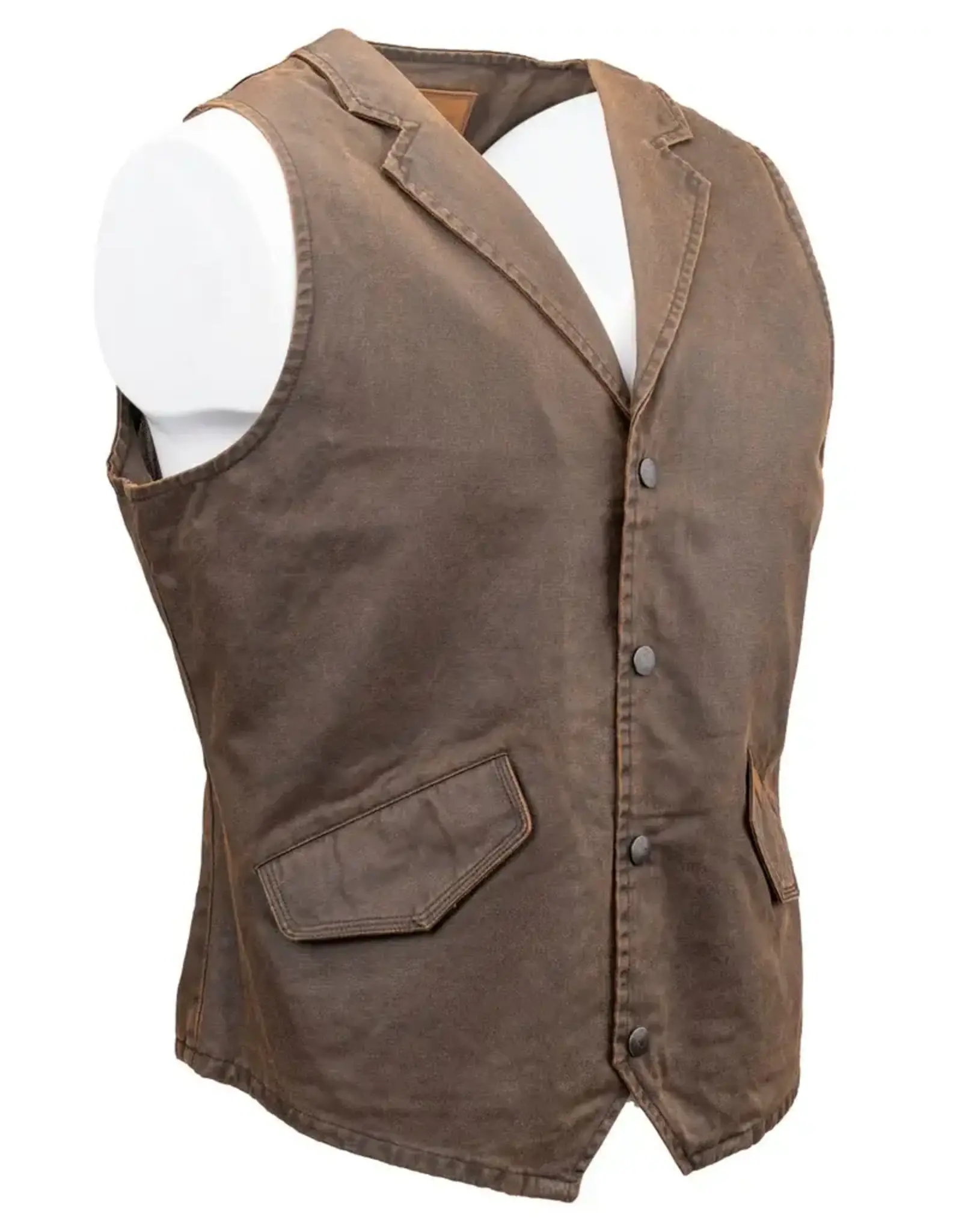 Outback Trading Arkansas Vest Brown
