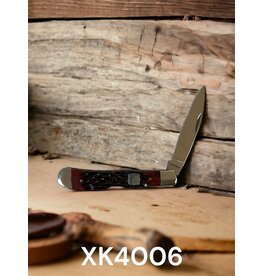 Twisted X 4 1/2" Closed Knife, Root Beer