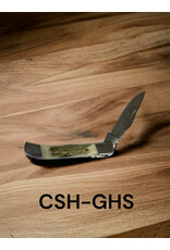 Circle SH 2 3/4" Closed Gentleman's Knife, Surgical Steel Blade, Stag  Handle