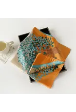 Satin Print Square Scarf