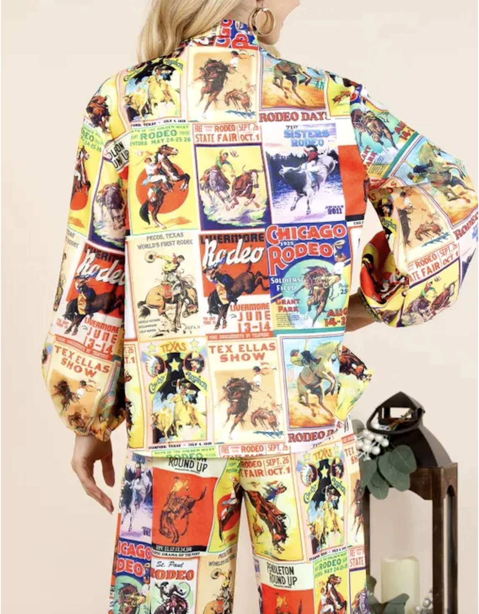 Vintage Rodeo Poster Blouse