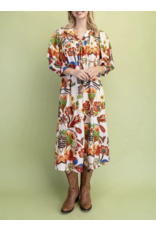 Socorro Collared Midi Dress