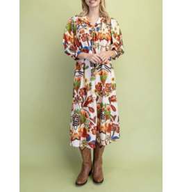 Socorro Collared Midi Dress