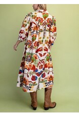 Socorro Collared Midi Dress