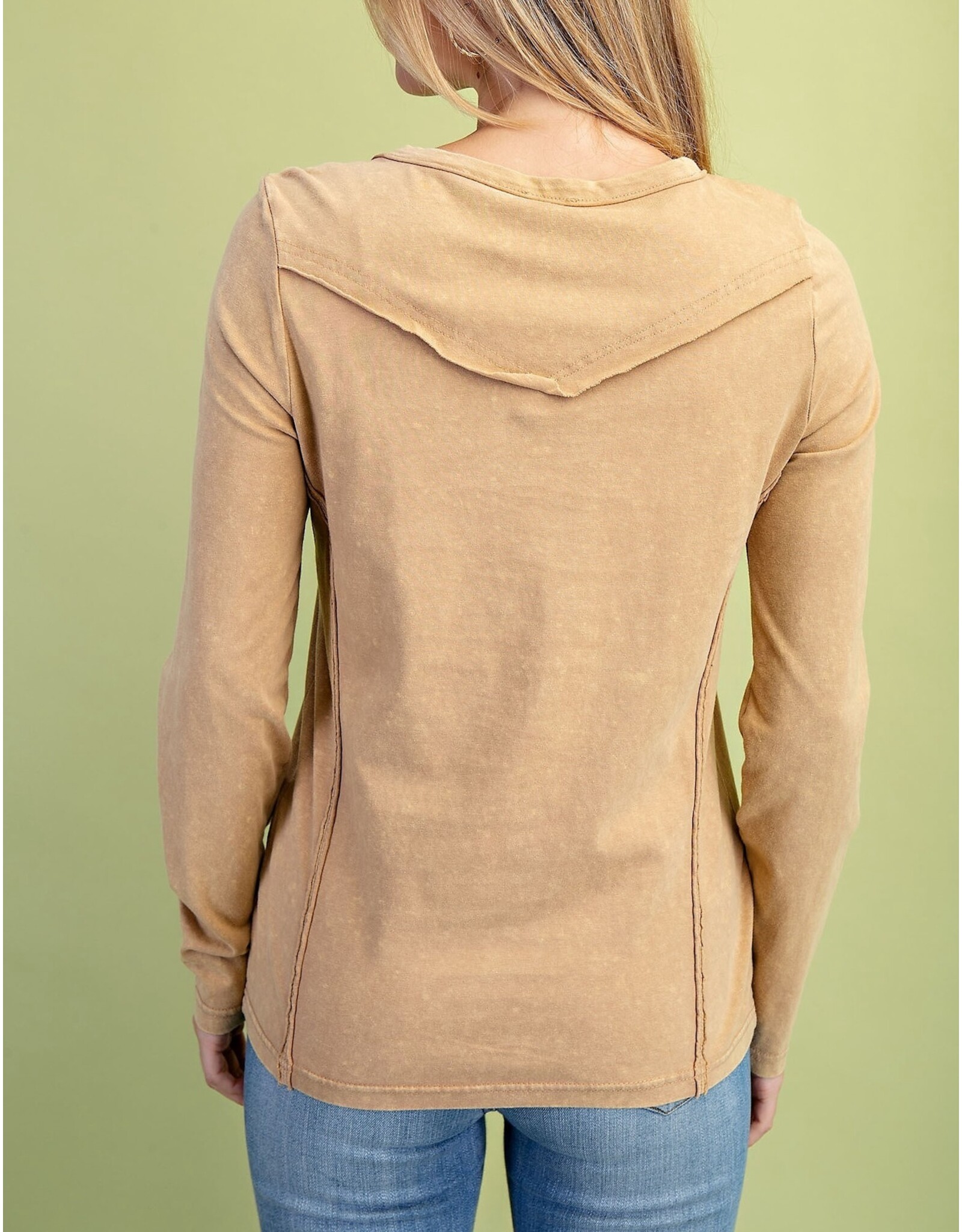 Alameda Washed Long Sleeve Crewneck T-Shirt