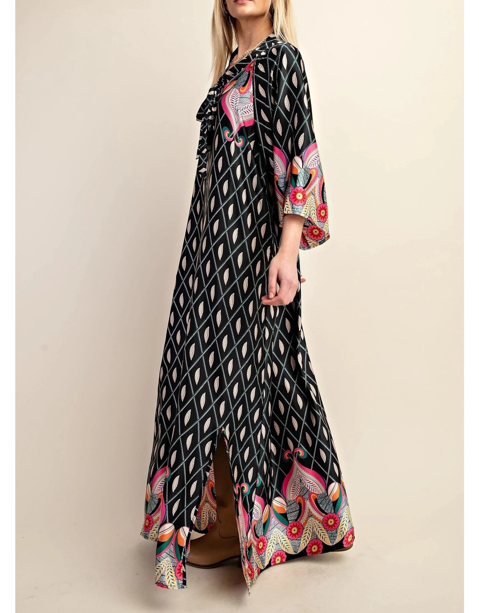 Jacinda Maxi Dress with Neck Bow