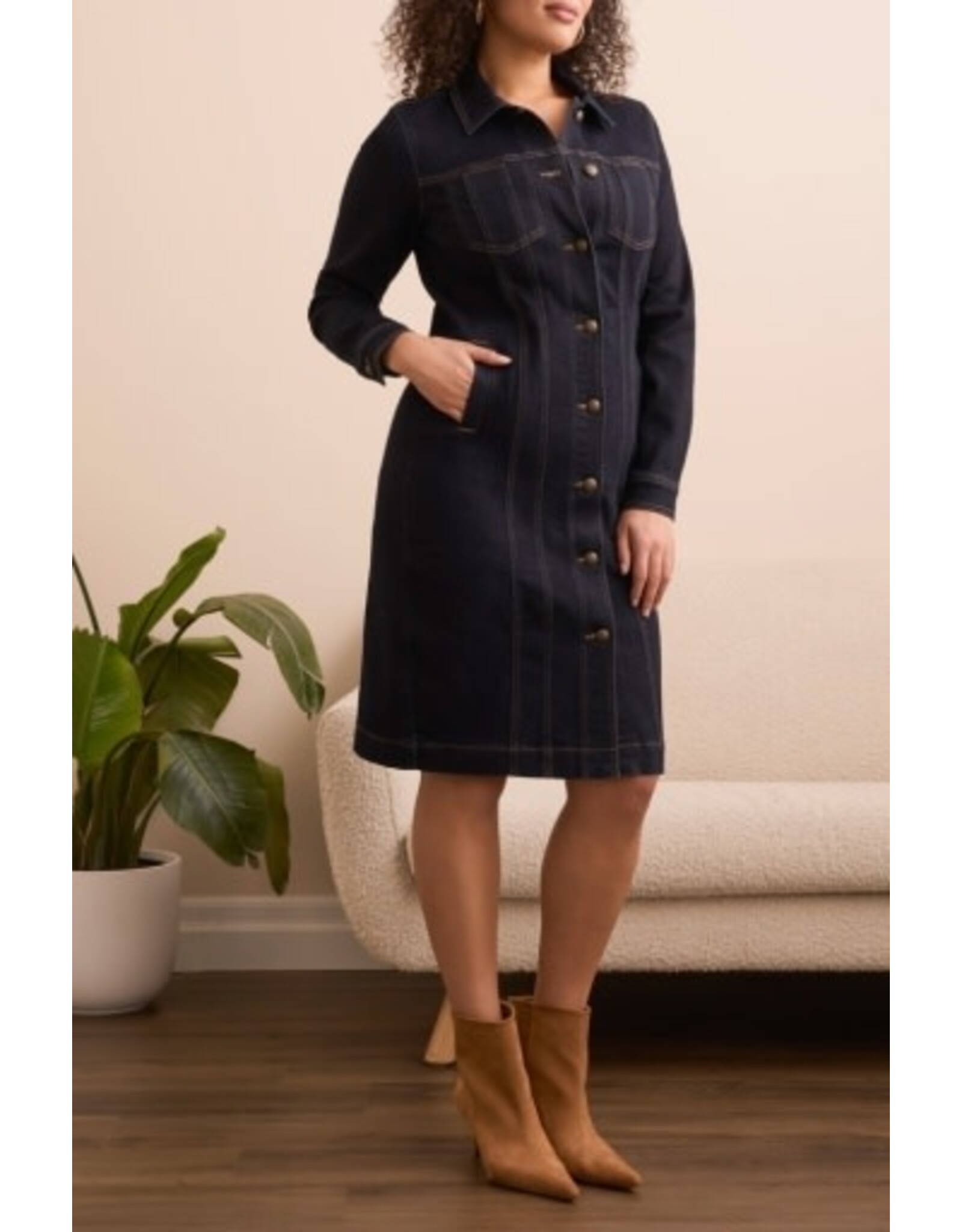 Tribal Tribal Super Stretch Hourglass Dress Rinse