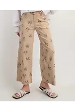 Wahoo Western Print Denim Pants