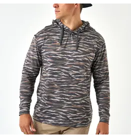 Burlebo Burlebo Performance Hoodie Tiger Stripe Camo Wetland