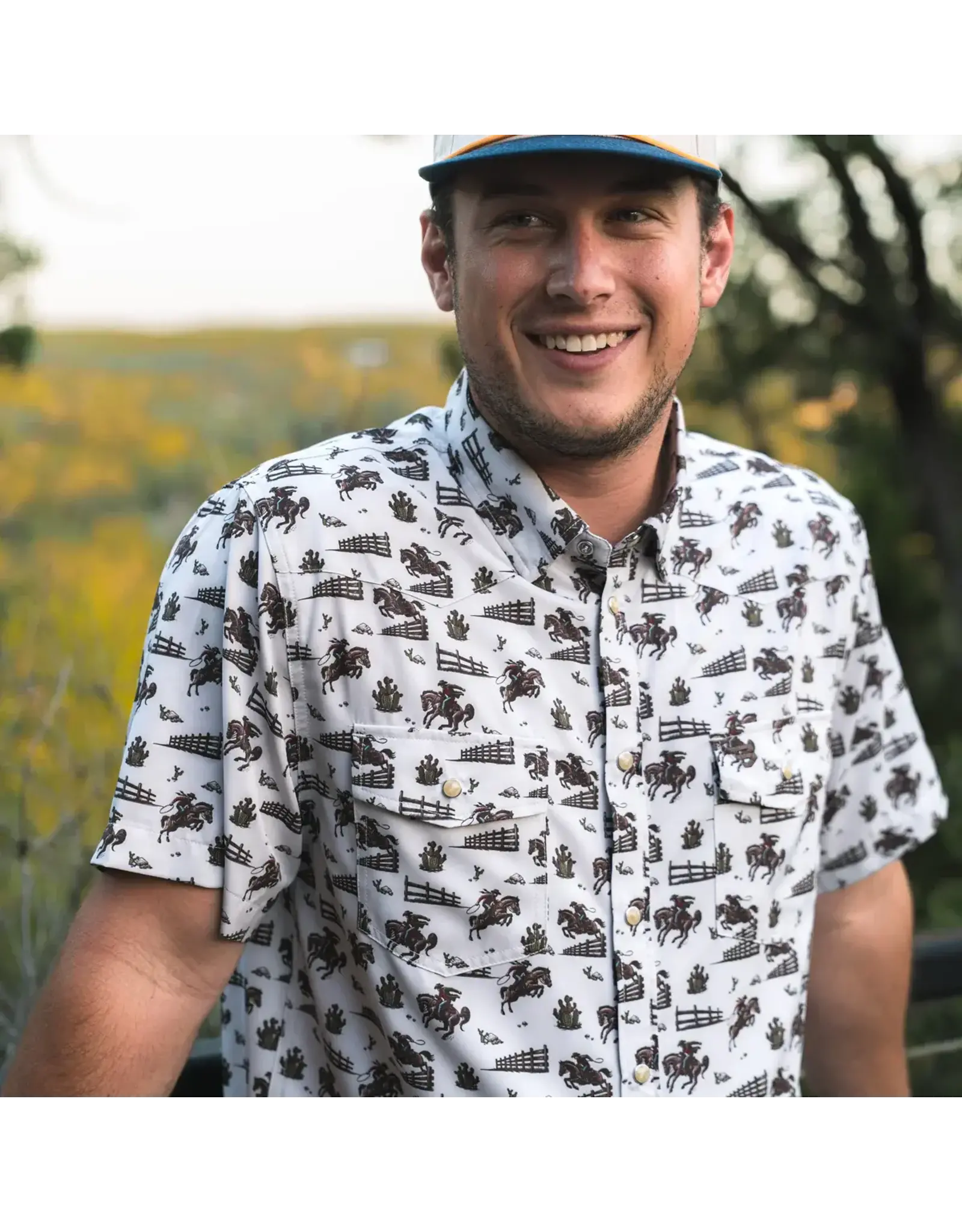 Burlebo Burlebo Performance Western Shirt Cowboy Country