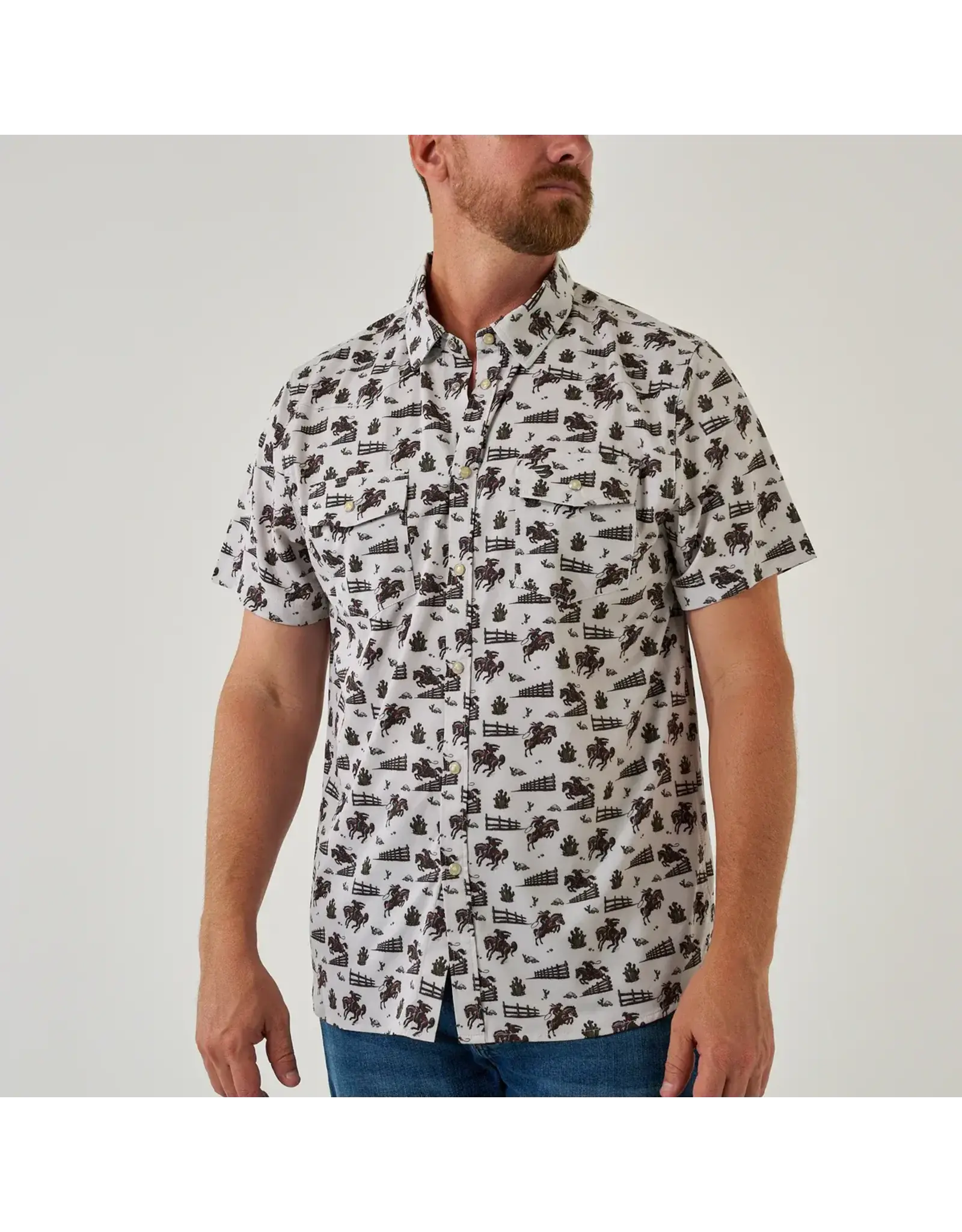 Burlebo Burlebo Performance Western Shirt Cowboy Country