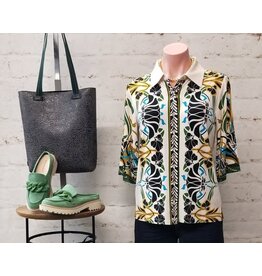 Johnny Was Johnny Was The Favorite Kimono Sleeve Button Front Shirt