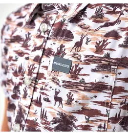 Burlebo Burlebo Youth Performance Button Up Brush Country