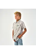 Burlebo Burlebo Youth Performance Button Up In To The Wild