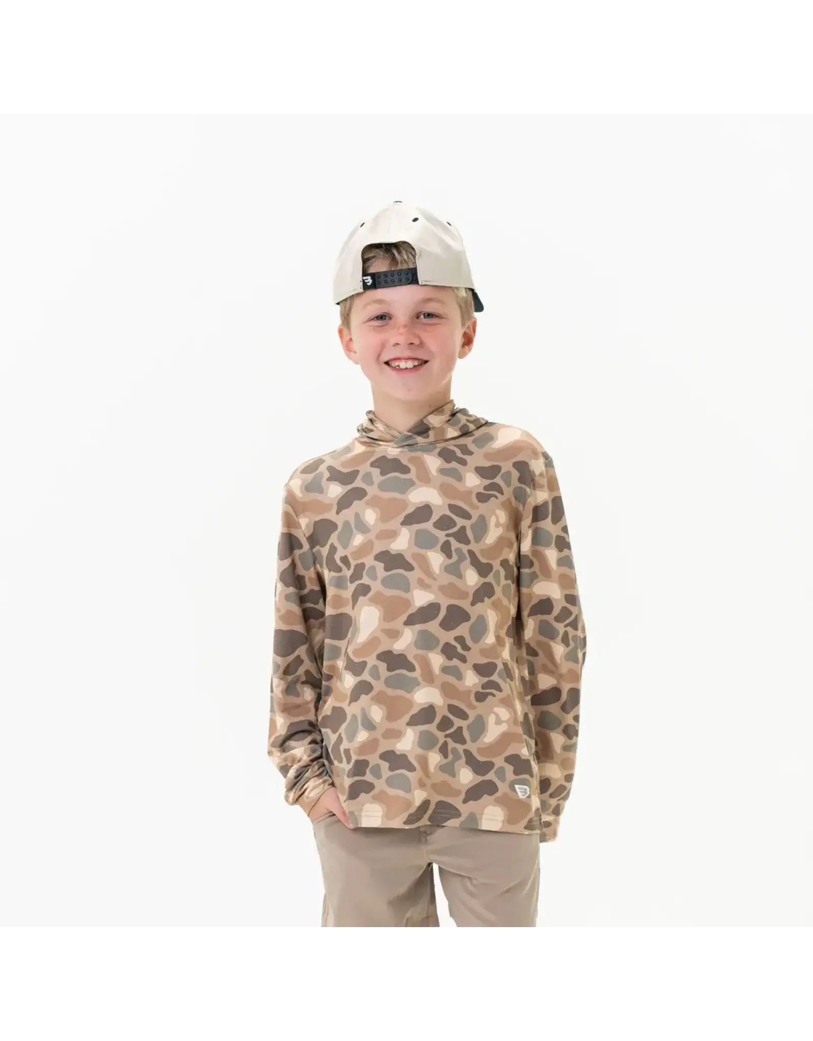 Burlebo Burlebo Youth Performance Hoodie Pintail Camo