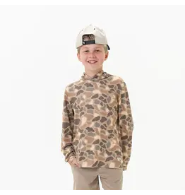 Burlebo Burlebo Youth Performance Hoodie Pintail Camo