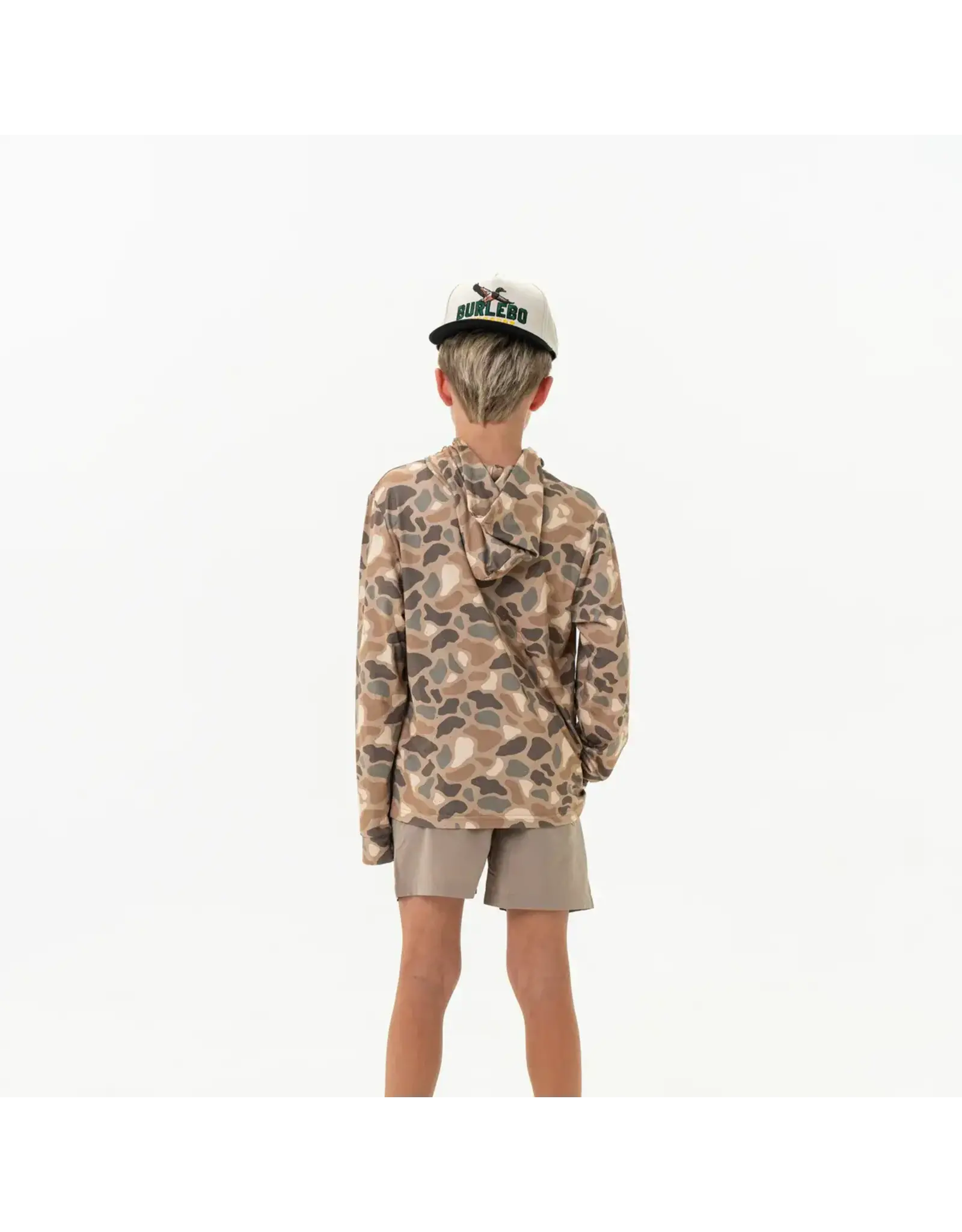 Burlebo Burlebo Youth Performance Hoodie Pintail Camo