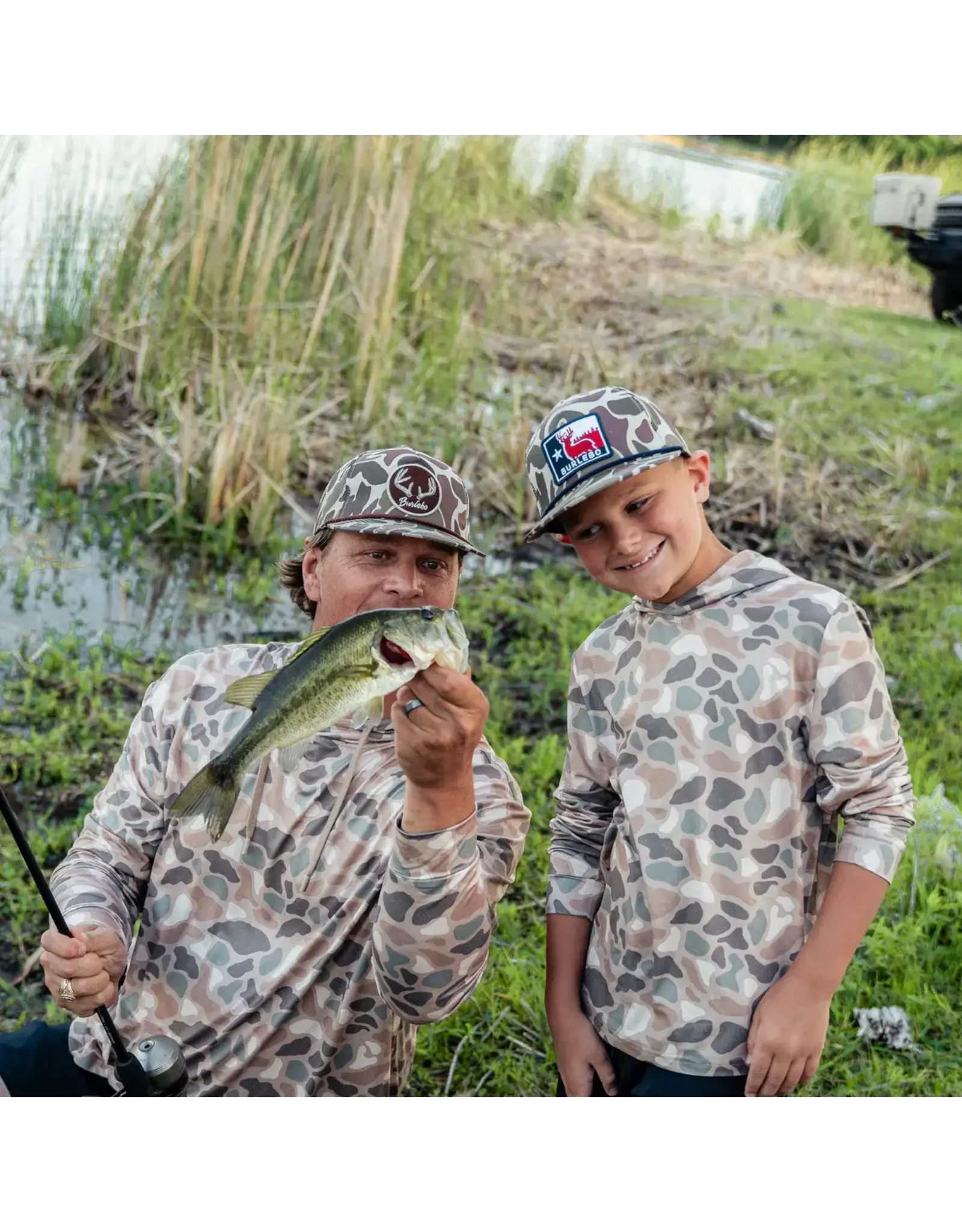 Burlebo Burlebo Youth Performance Hoodie Pintail Camo