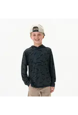 Burlebo Burlebo Youth Performance Hoodie Black Camo