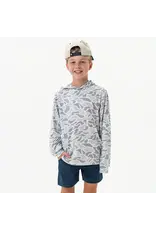 Burlebo Burlebo Youth Performance Hoodie White Camo