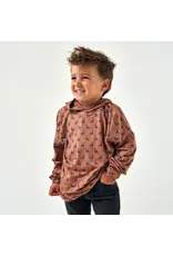 Burlebo Burlebo Youth Performance Hoodie Whitetail Deer Brown