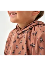 Burlebo Burlebo Youth Performance Hoodie Whitetail Deer Brown