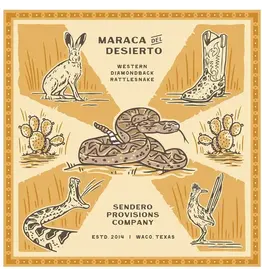 Sendero Rattlesnake Bandana Tan