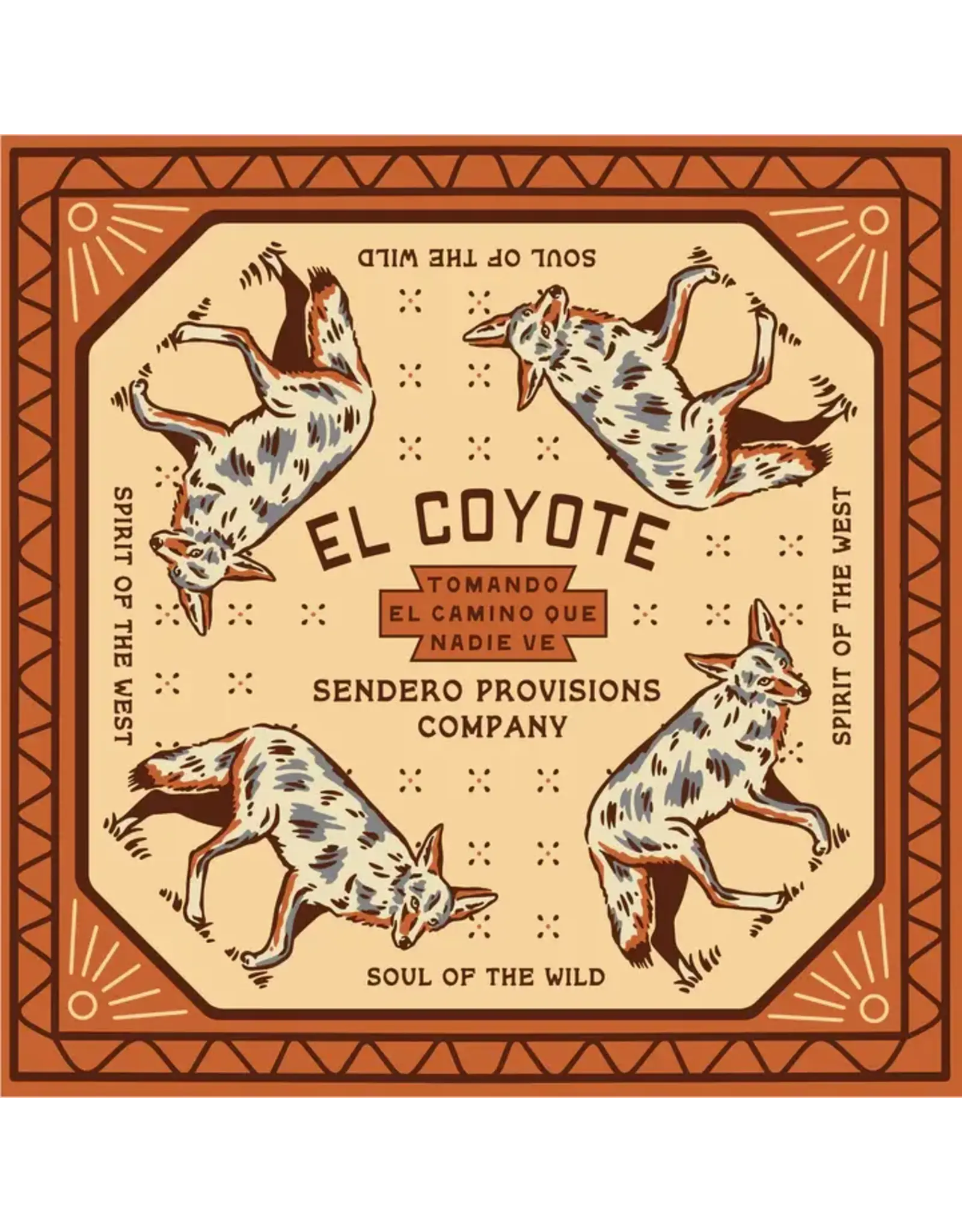 Sendero Coyote Bandana Orange