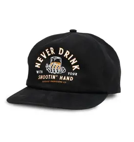 Sendero Shootin Hand Hat Black