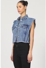Dear John Denim Dear John Melody Denim Vest Snow Blue