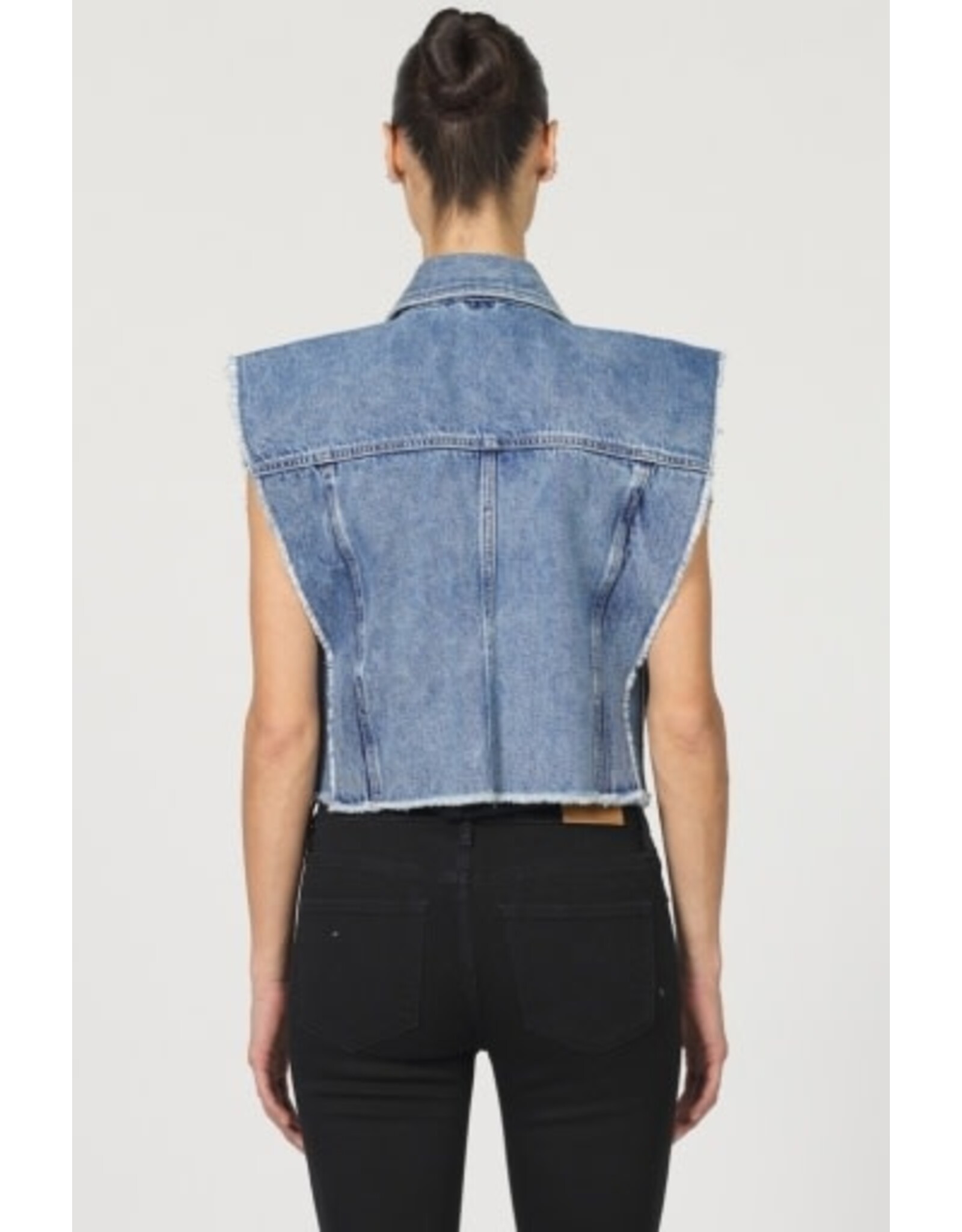 Dear John Denim Dear John Melody Denim Vest Snow Blue