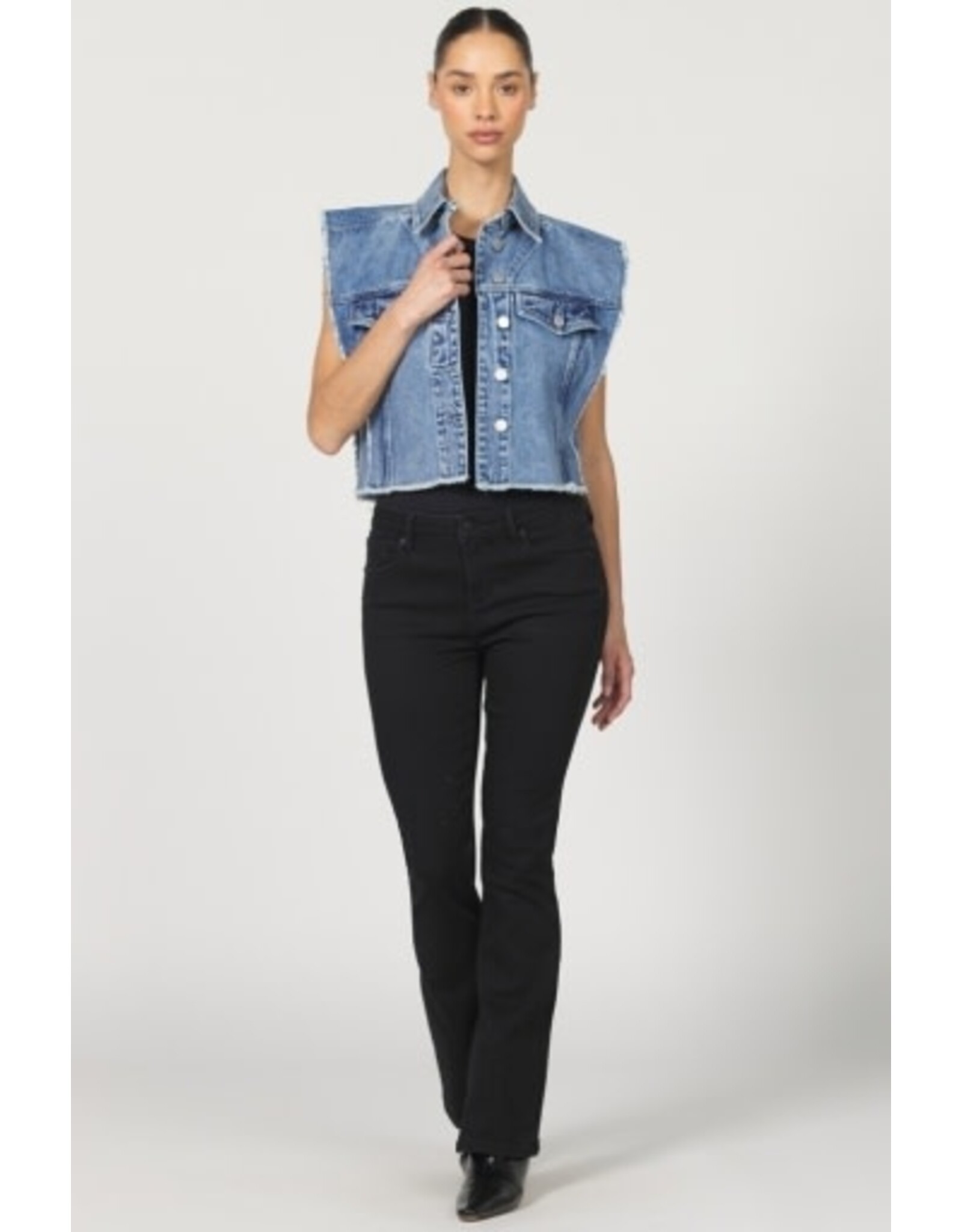 Dear John Denim Dear John Melody Denim Vest Snow Blue