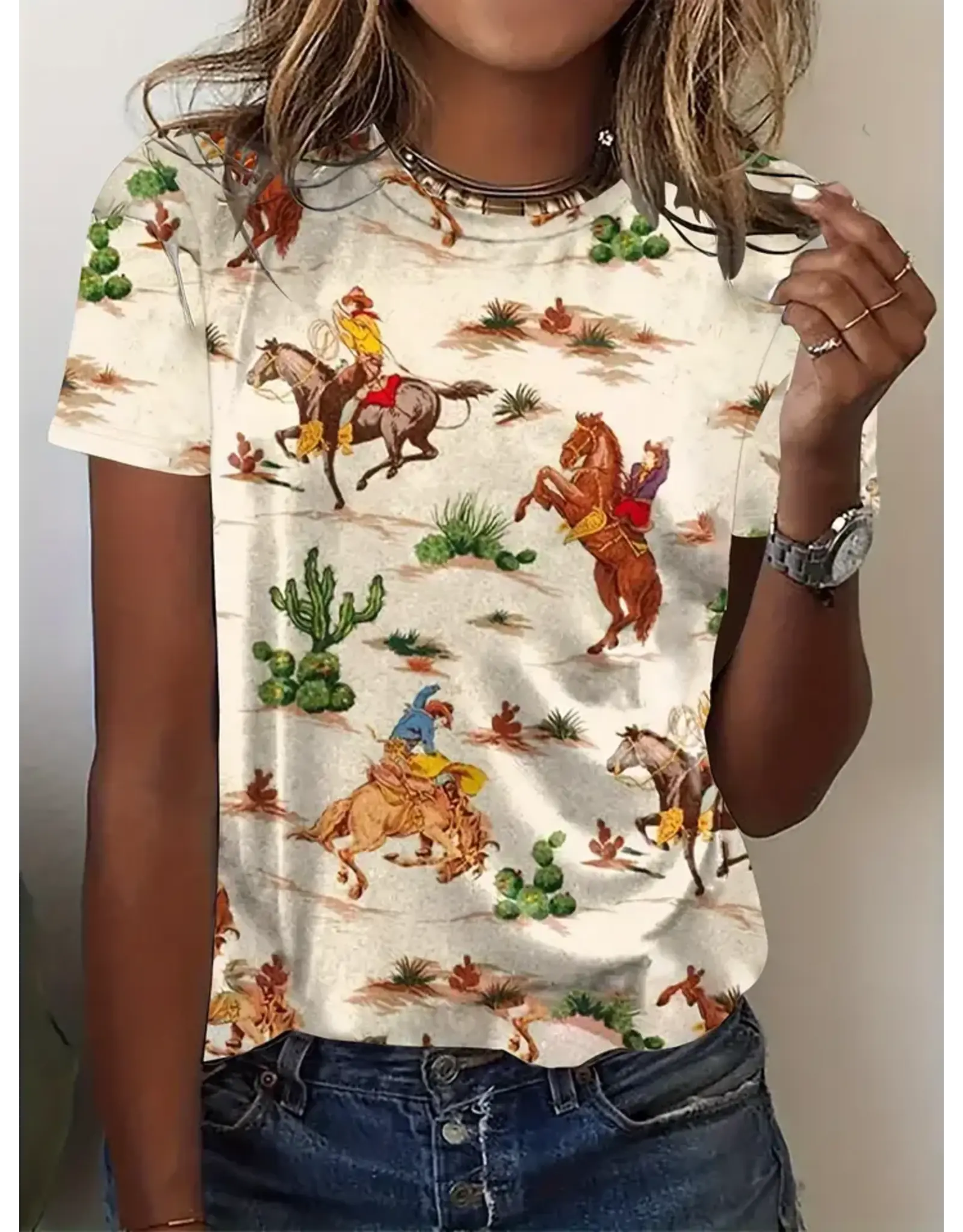 Cowboy Western Graphic Shirt