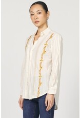 Dear John Denim Dear John Galina Novelty Shirt Whitecap Gray