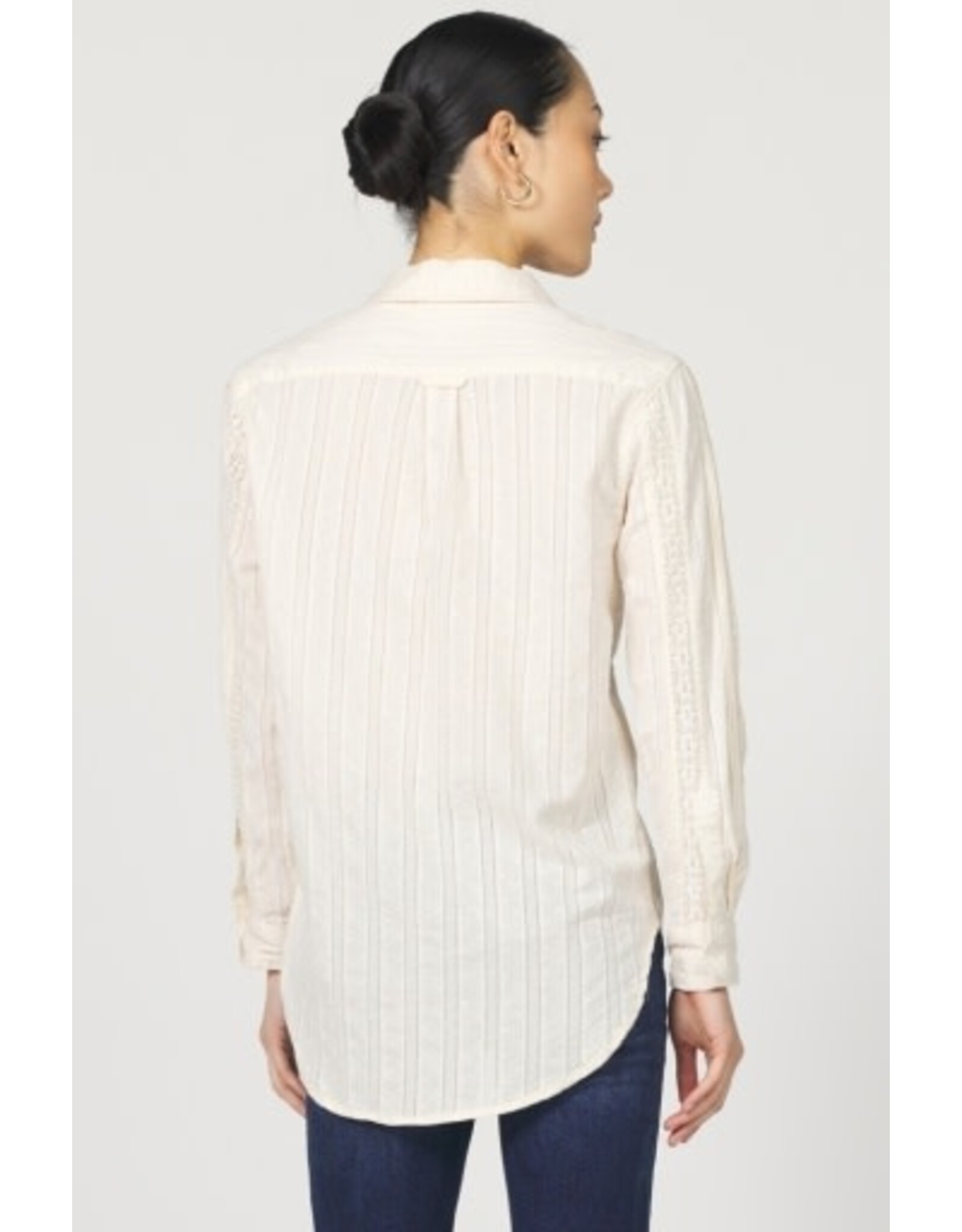 Dear John Denim Dear John Galina Novelty Shirt Whitecap Gray