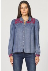Dear John Denim Dear John Nasrin Novelty Shirt Independence Blue