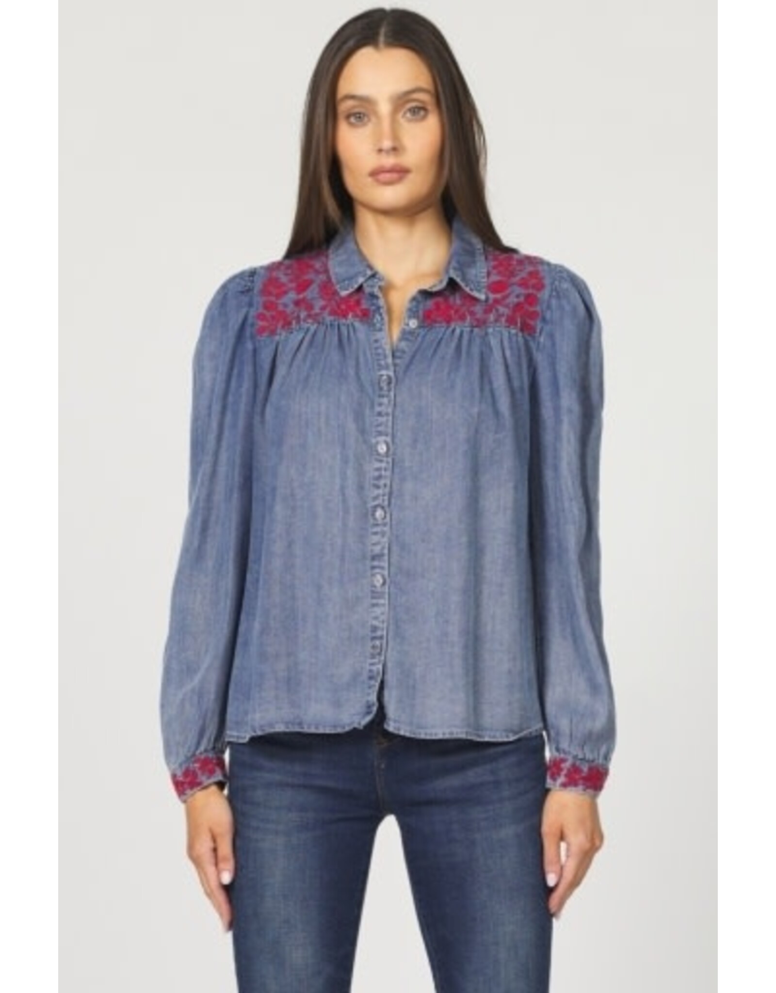 Dear John Denim Dear John Nasrin Novelty Shirt Independence Blue