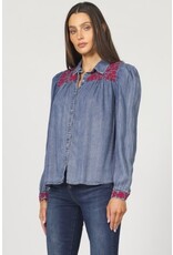 Dear John Denim Dear John Nasrin Novelty Shirt Independence Blue