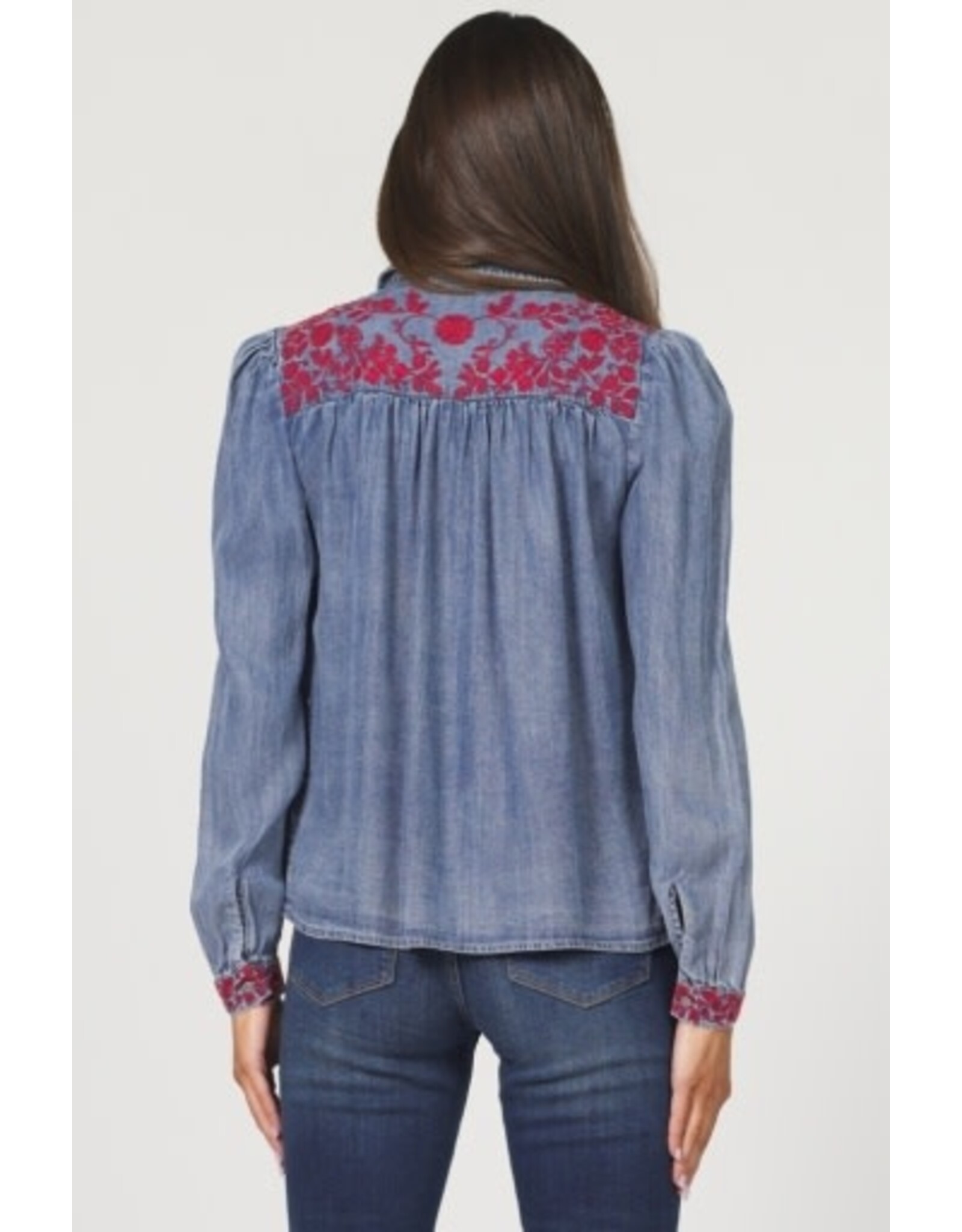 Dear John Denim Dear John Nasrin Novelty Shirt Independence Blue