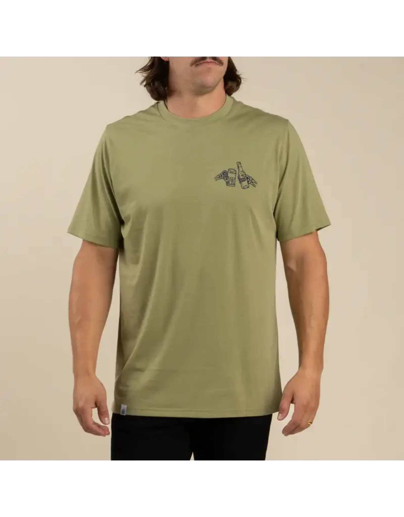 Sendero Shootin Hand Salud T-Shirt Sage