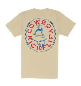 Sendero Cowboy Kickflip T-Shirt Cream