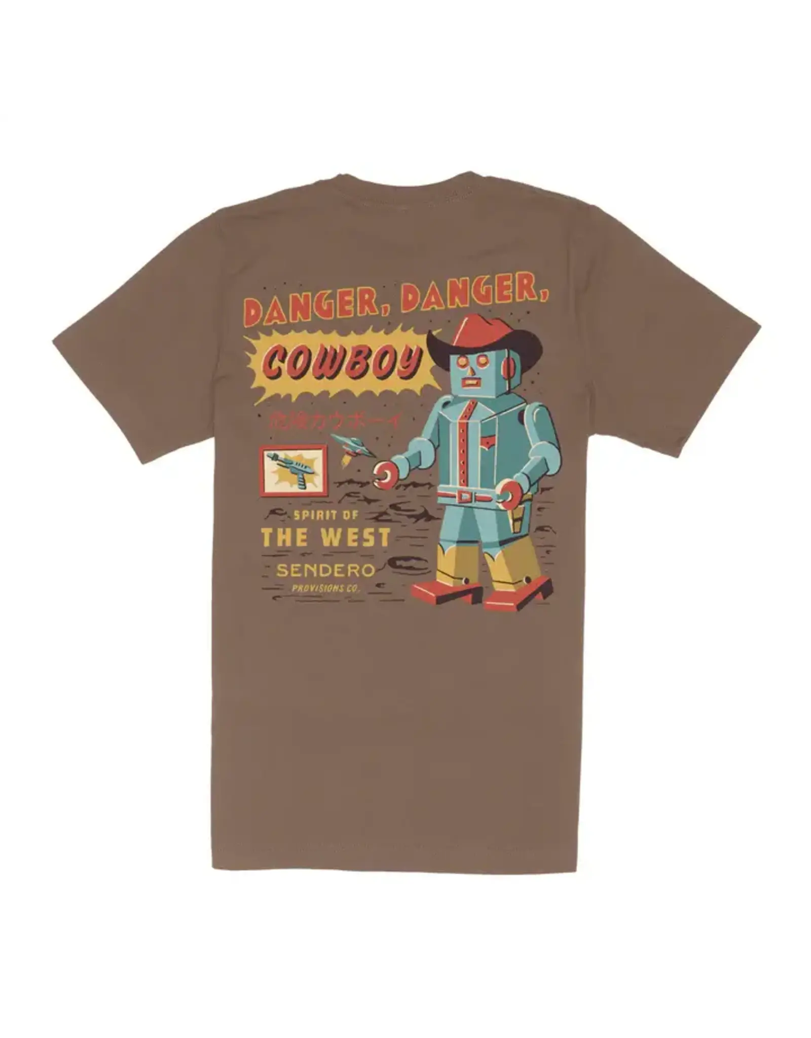 Sendero Danger Cowboy T-Shirt Light Brown