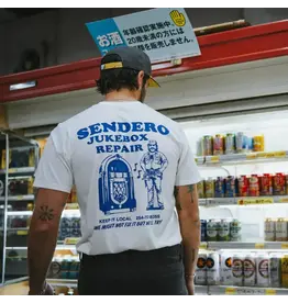 Sendero Jukebox Repair T-Shirt Vintage White