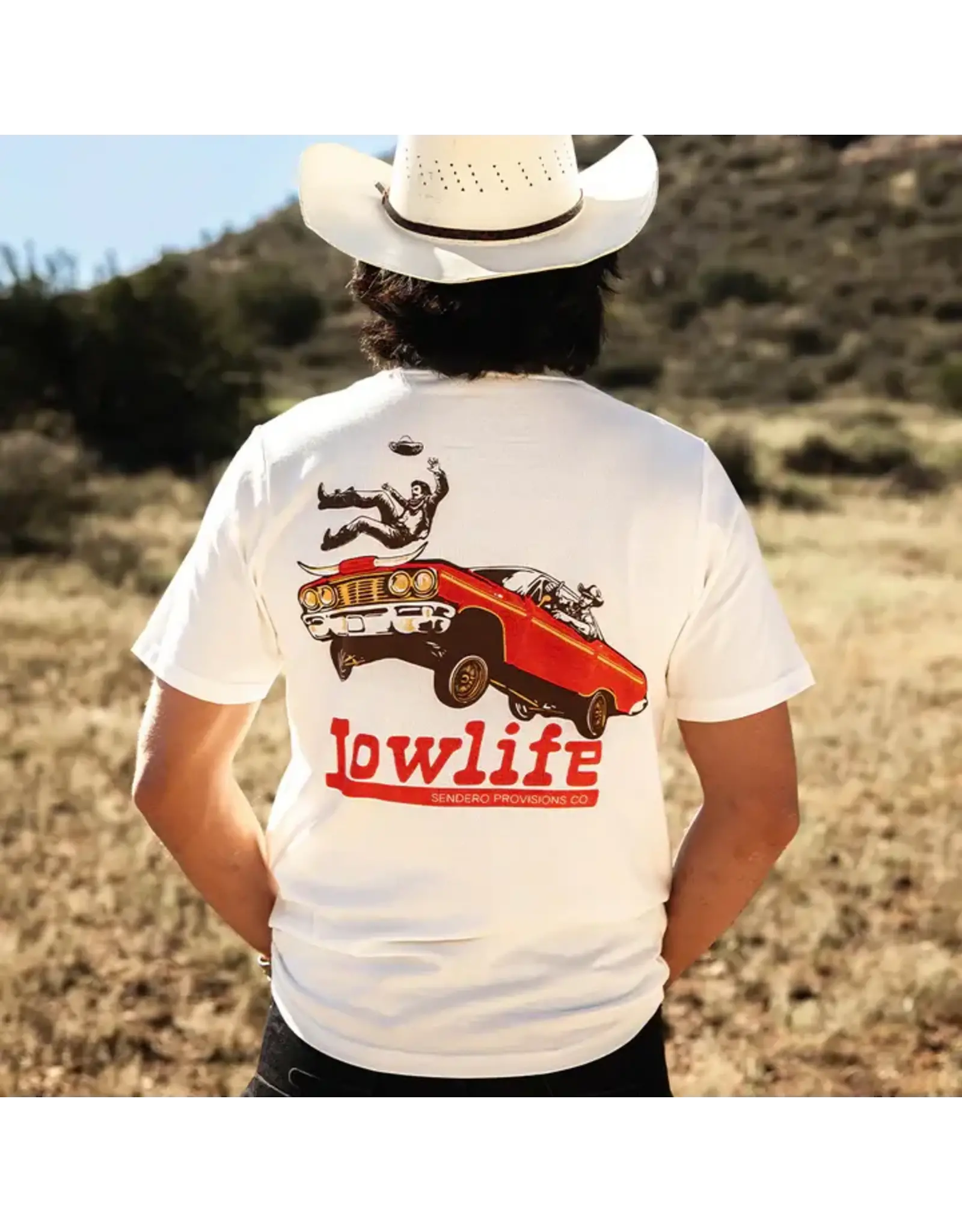 Sendero Lowlife T-Shirt Vintage White