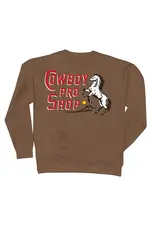 Sendero Cowboy Pro Shop Sweatshirt Light Brown